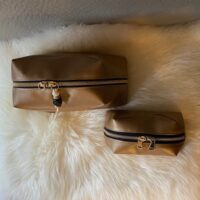 Luxe toilettas – make-up tasje (goud)