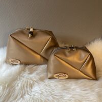 Luxe toilettas – make-up tasje (goud)