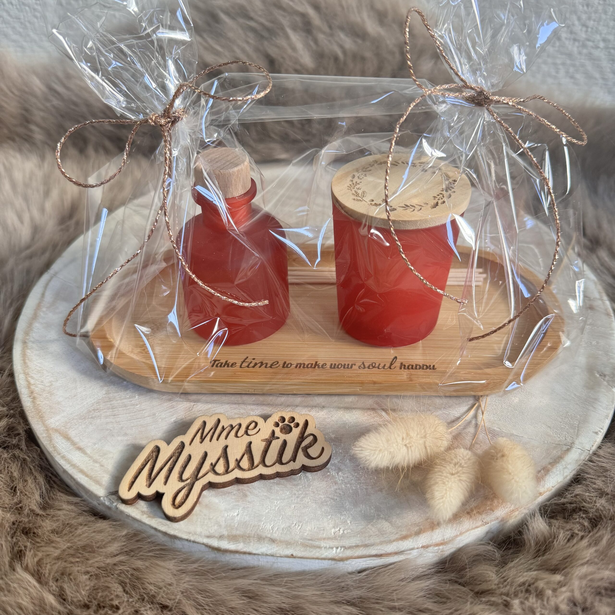 'Me-time' setje S - rood - Afbeelding 2