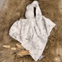 Knuffelpopje tetra – safari (wit)