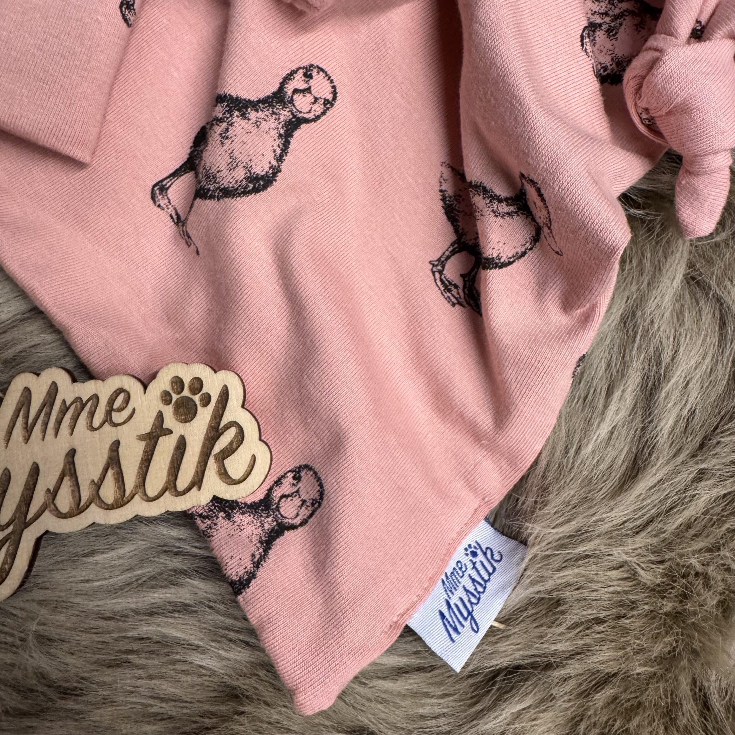 Knuffelpopje jersey - eendjes - Afbeelding 2