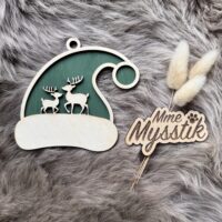 Kerstmuts met hertjes