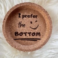 Onderlegger ‘bier/ man’ – gegraveerd