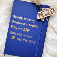 Notebook (A5) – ‘The present’ (div. kleuren)