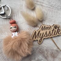 Gelukspopje herfst met pompon