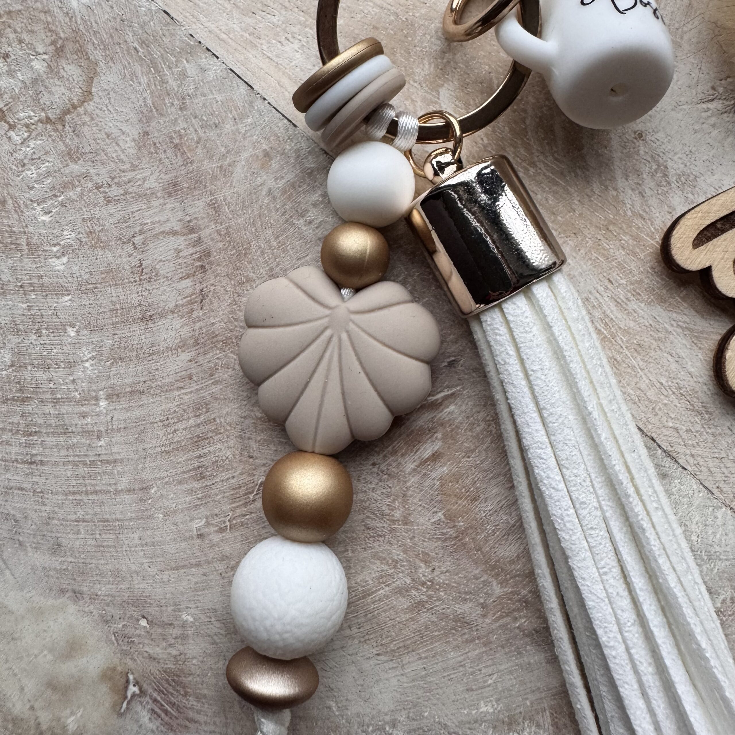 Luxe sleutelhanger: kwast - girl boss - Afbeelding 3