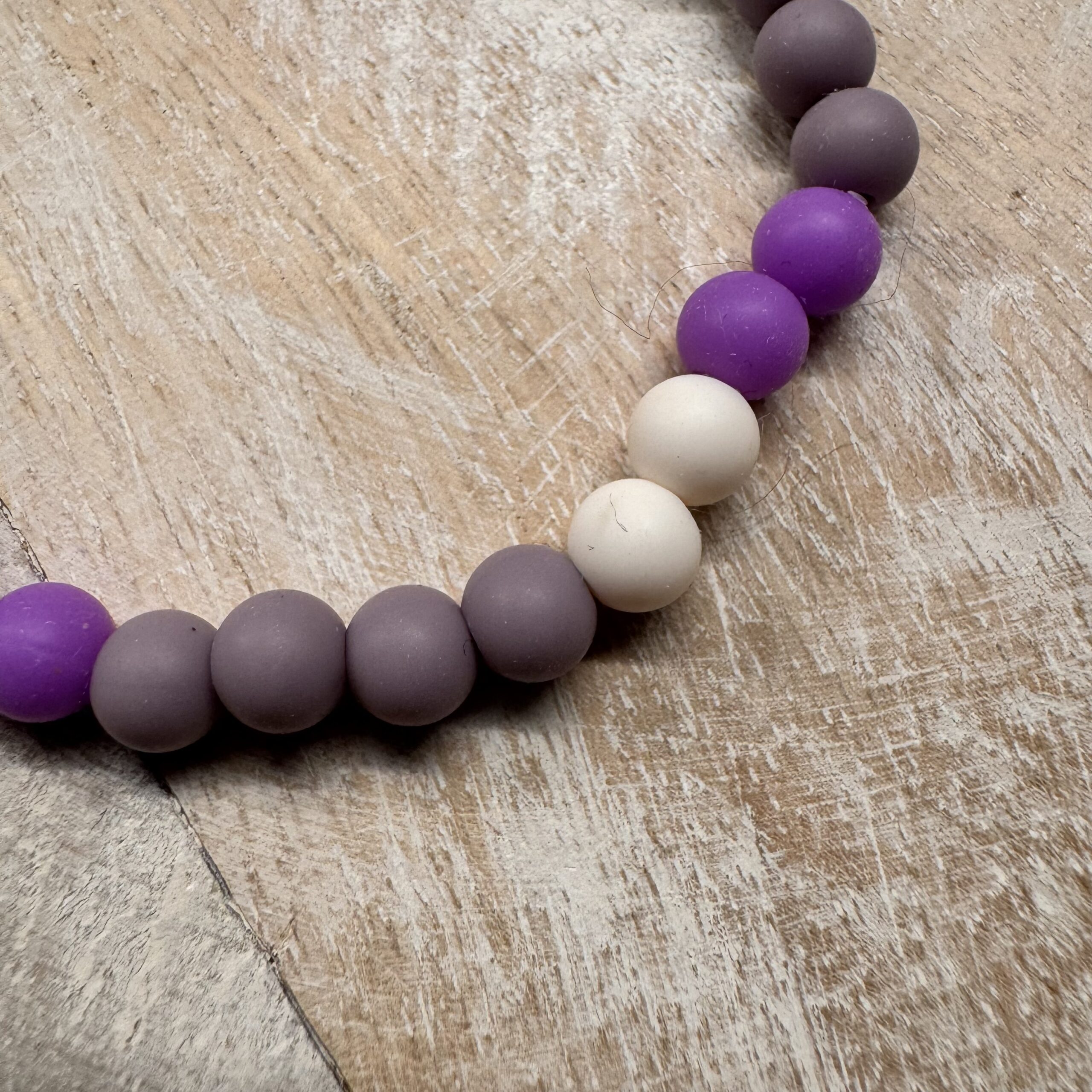 Siliconen armbandjes - paarse tinten - Afbeelding 4