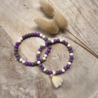 Siliconen armbandjes – paarse tinten 2