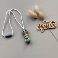 Friemelketting ‘uil’ – donker oudgroen