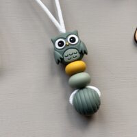 Friemelketting ‘uil’ – donker oudgroen