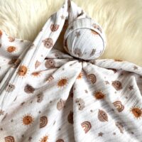 Knuffelpopje pointoille – planets & rainbows