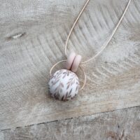Borstvoedingsketting – pink leafs