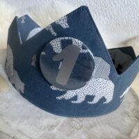 Verjaardagskroon – geometrische ijsberen