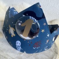 Verjaardagskroon – diep in de zee (blauw)