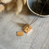 Ketting envelopje met geheime boodschap – tekst