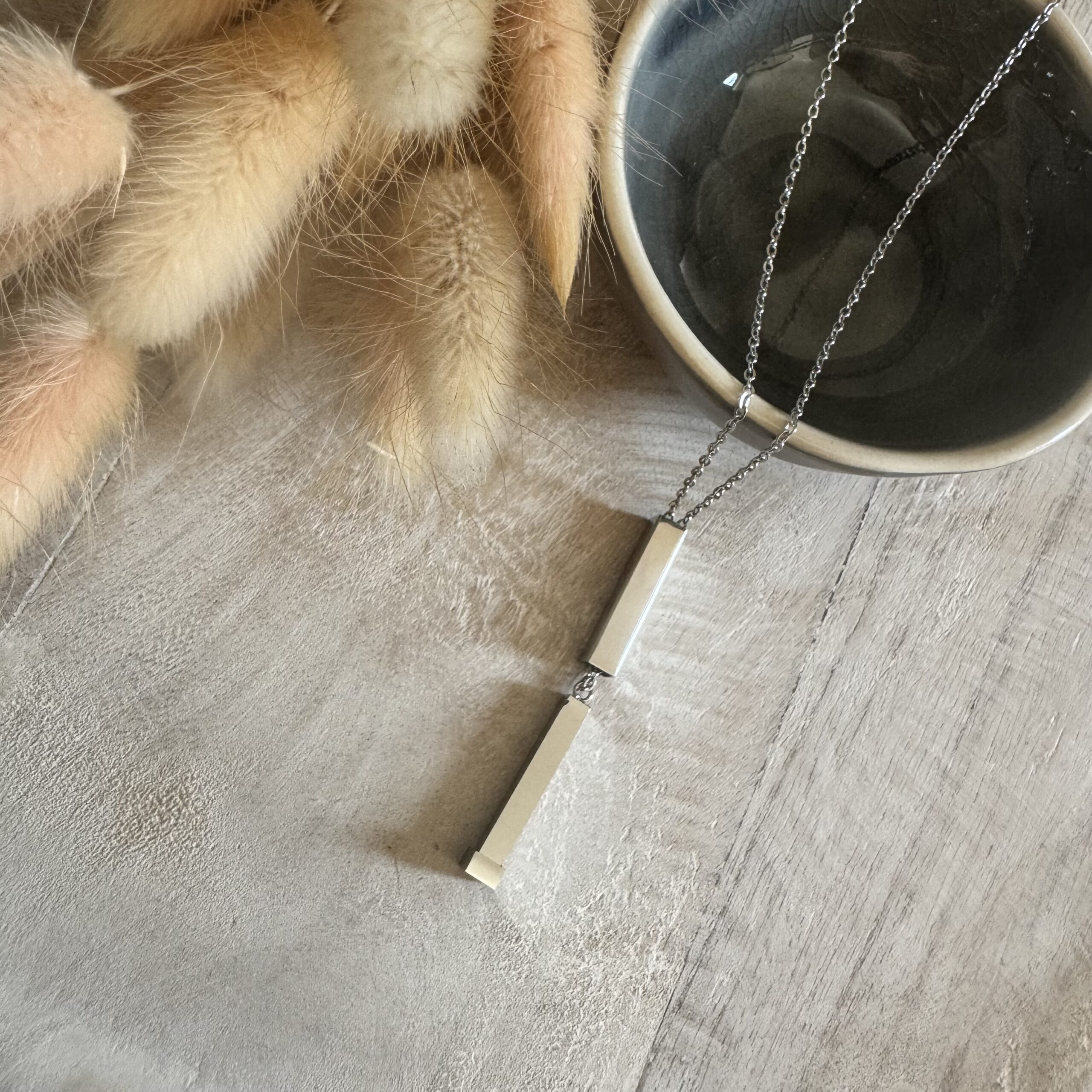 Ketting staafje met geheime tekst - Afbeelding 3