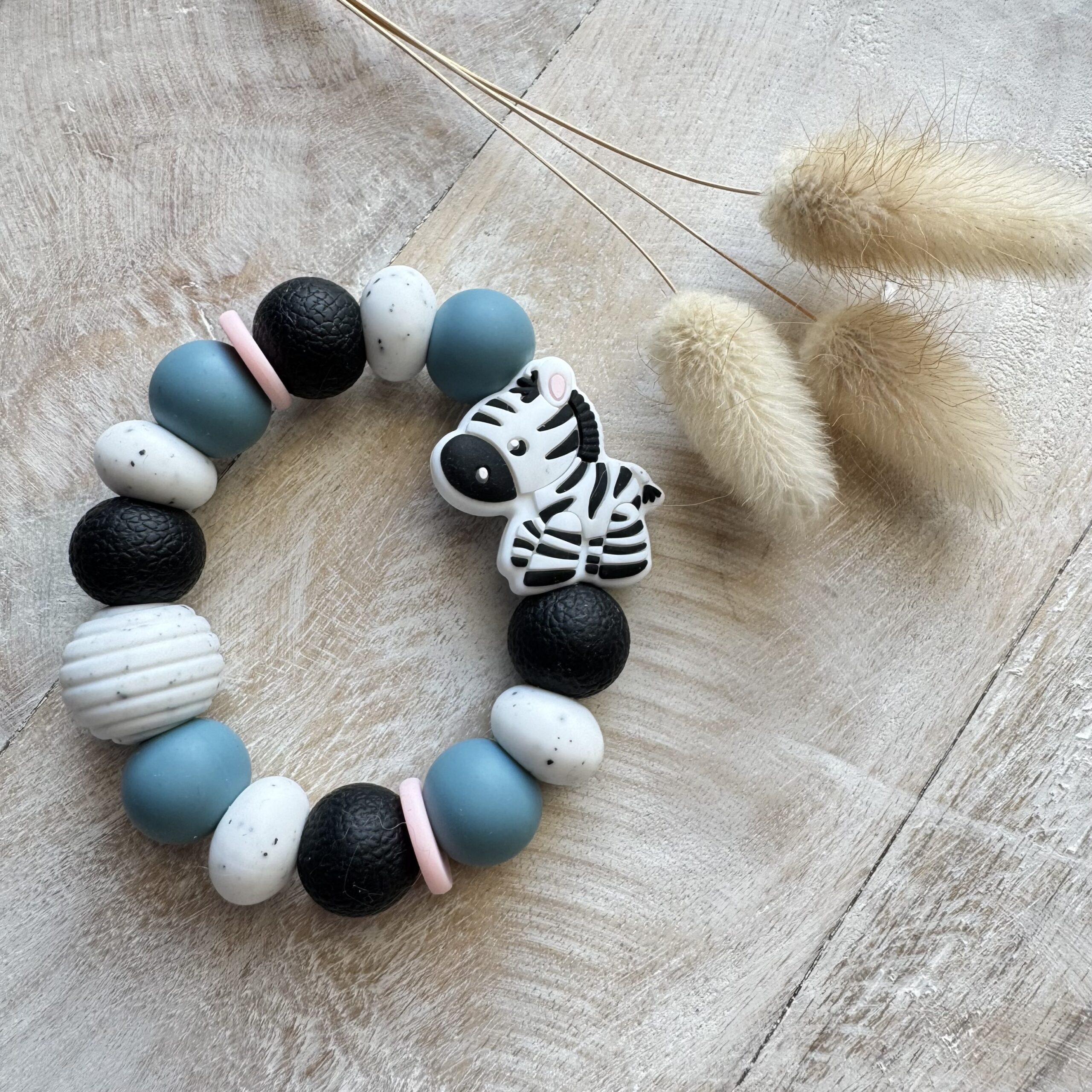 Setje (medium) - 'zebra' - Afbeelding 3