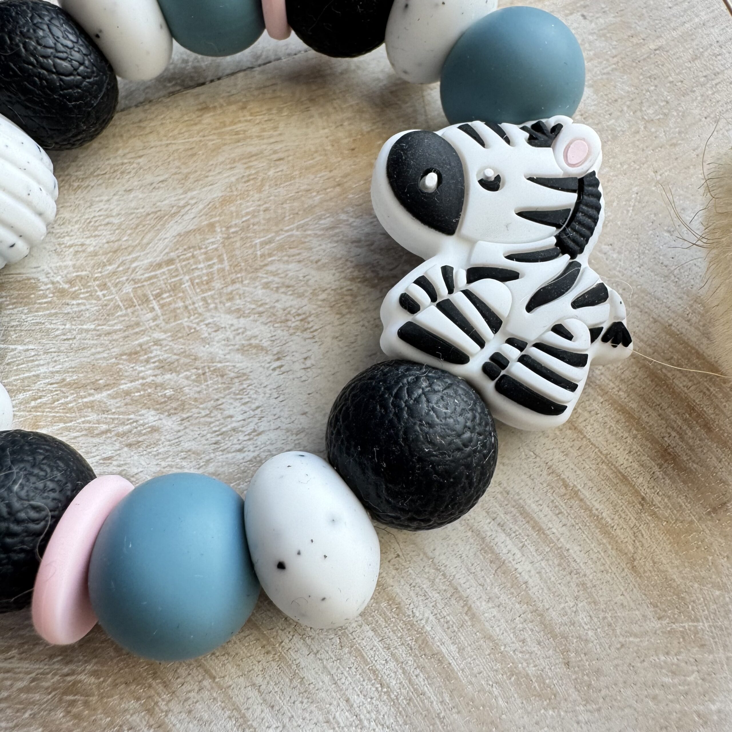 Setje (medium) - 'zebra' - Afbeelding 4