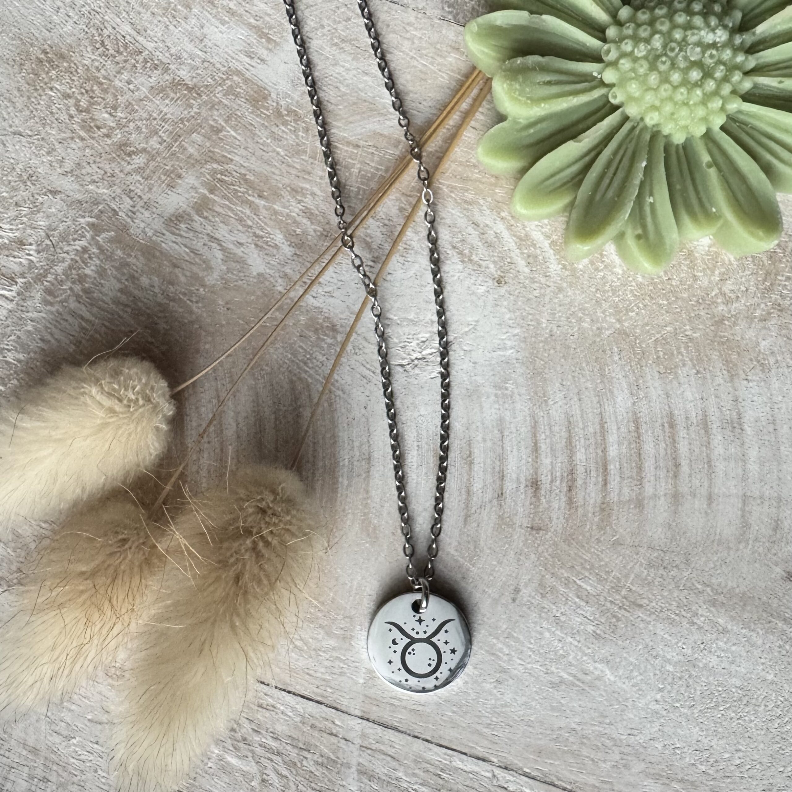 Ketting rond (15mm) met horoscoopteken - Afbeelding 2