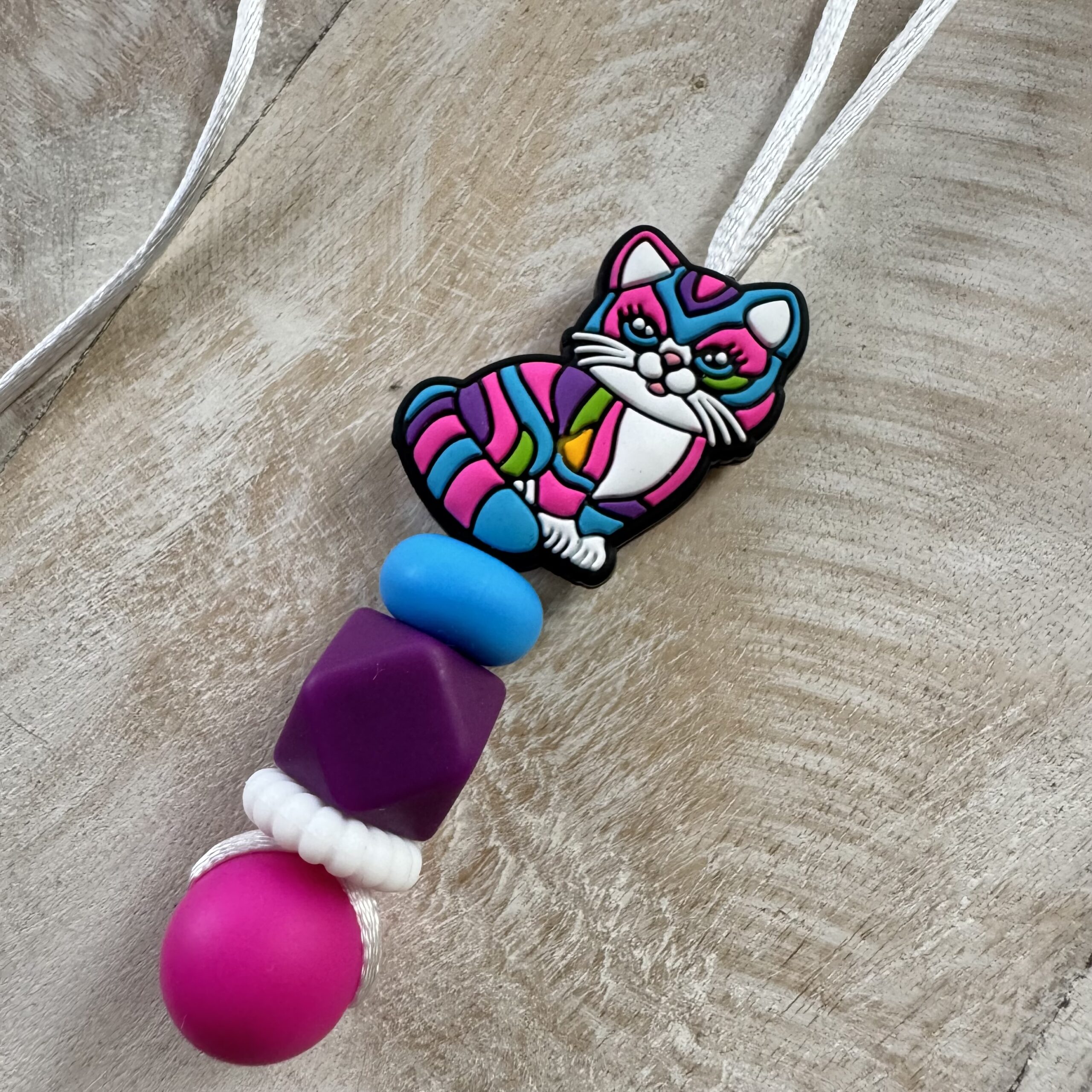 Friemelketting ‘kat' - kleurrijk - Afbeelding 2