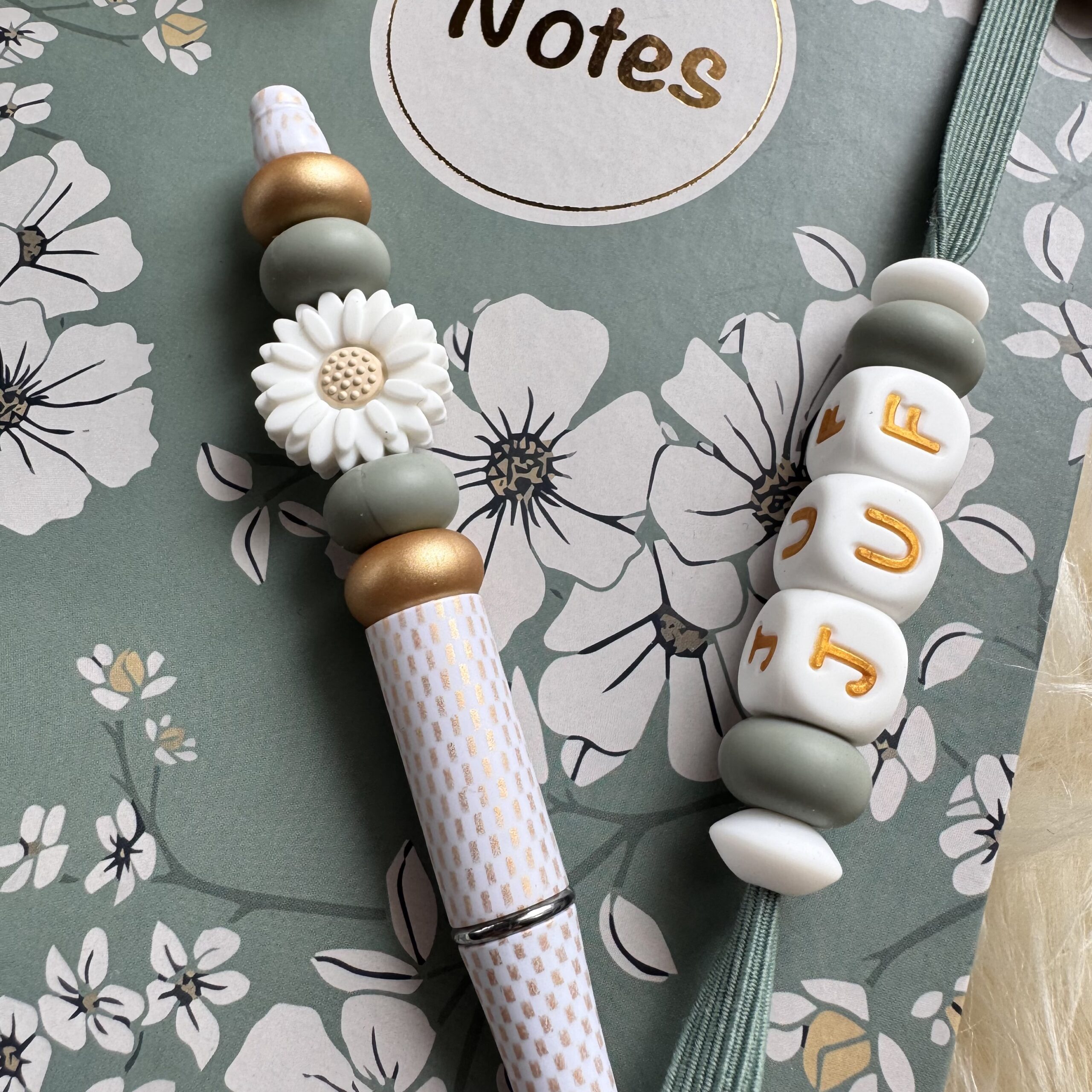 Notitieboekje juf met bloemetjes - Afbeelding 2