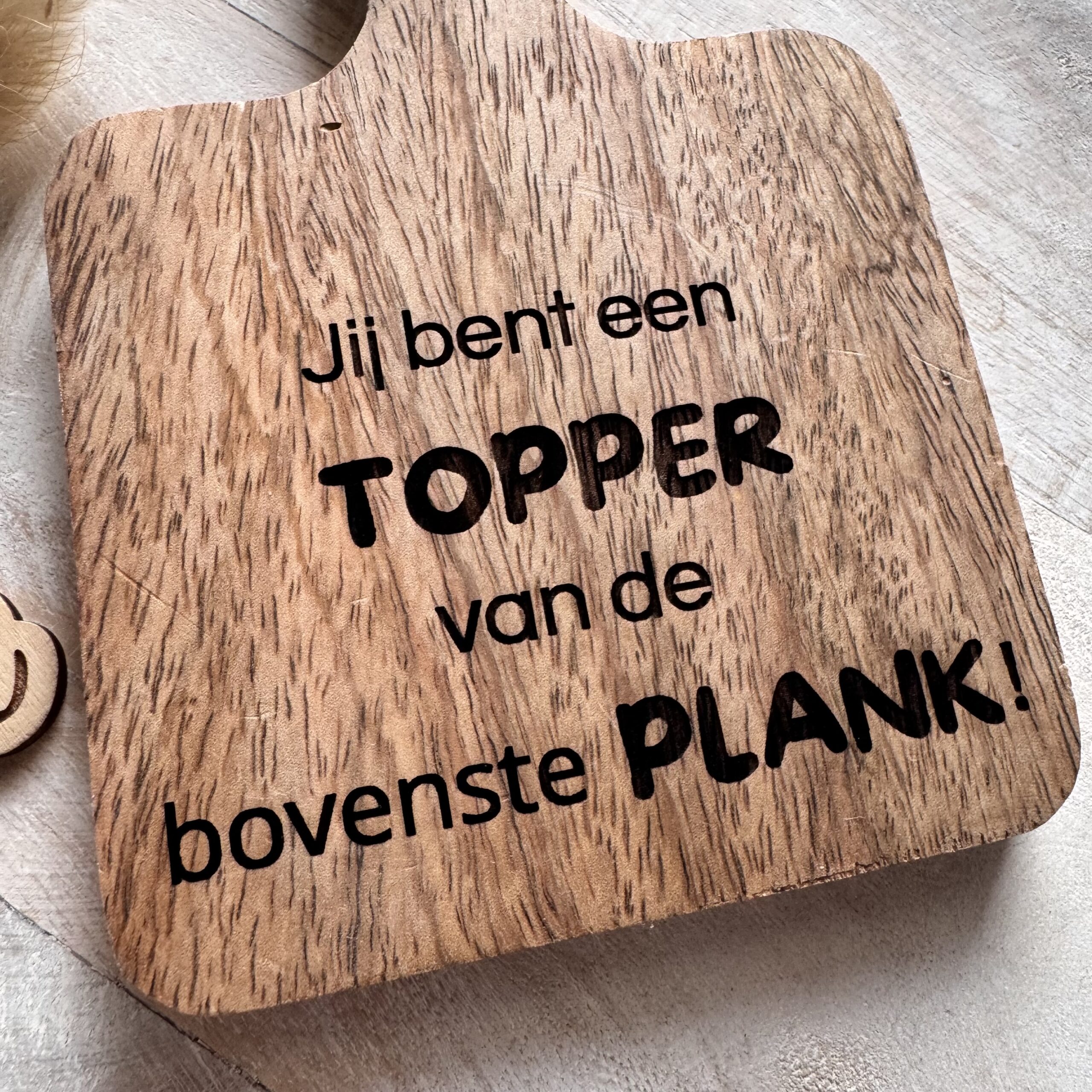 Houten plankje juf / meester - Afbeelding 5