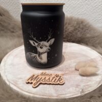 Kaars in kerstthema – hertje