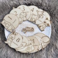Mijlpaalkaartjes ‘Het bosleven’