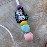 Friemelketting ‘eenhoorn’ – kleurrijk