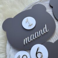 Mijlpaalkaartjes ‘3D beertjes’