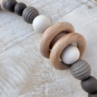 Wagenspanner ‘3D beertje – taupe 2’