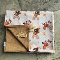 Babydekentje ‘vosje & hondje’